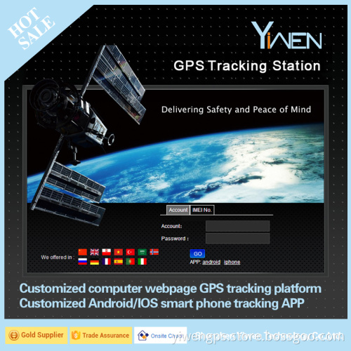 Yiwen Vehicle and Pet GPS Tracking Platform with Android/iOS APP Customization